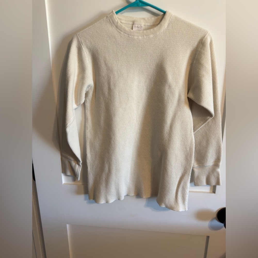 Elegant Cream Crewneck Sweater